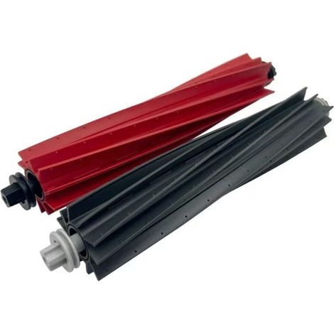 Passende Gummi-hauptbürste Für Roborock G20 S8 Staubsauger, Rot & Schwarz, 2 Stück
