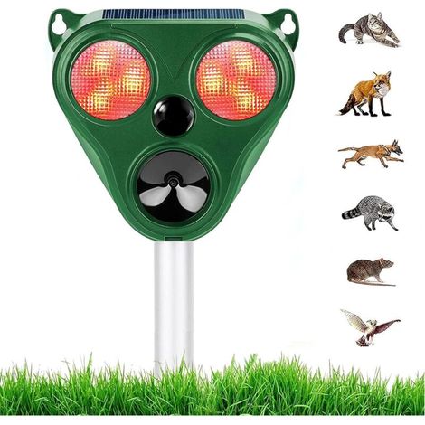 Ultraschall-abwehrgerät Für Füchse, Abwehrgerät Für Katzen, Ultraschall-abwehrgerät Für Katzen Und Ratten, Solarbetriebenes Ultraschall-abwehrgerät Für Tiere Im Freien
