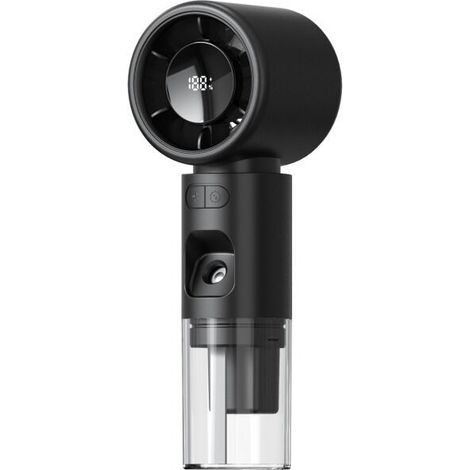 Tragbarer Sprühventilator, Wiederaufladbarer Mini-ventilator Mit Verdampfer, Mini-kühlgerät Mit Digitalanzeige Für Reisen, Make-up, Camping Und Zuhause