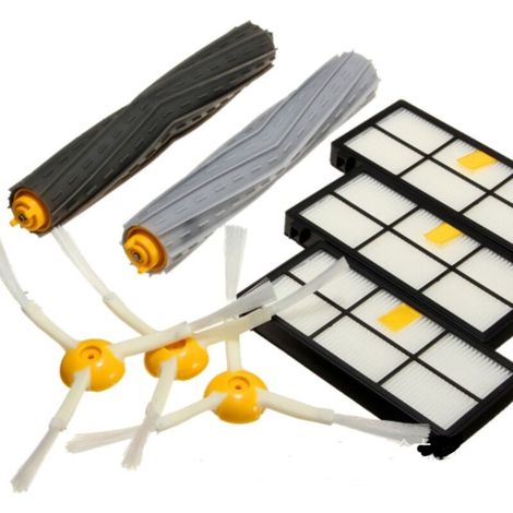 12-teiliges Ersatzteilset Für Irobot Roomba 800/900 – Kompatibles Zubehör Für 860/870/880/980/990 – Einfache Installation – 12 Teile