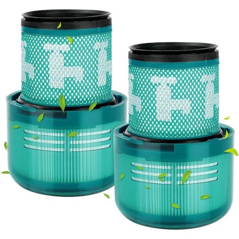 Packung Mit 2 Waschbaren Ersatzfiltern Für Staubsauger, Kompatibel Mit Den Kabellosen Staubsaugern Dyson V11, Sv14 Und V15 Cyclone Animal Absolute Total.
