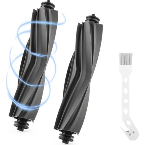 2 X Hauptbürsten Für Dreame X40 Ultra Complete/l40 Ultra/x40 Master/l10s Ultra/l10 Ultra/l10s Pro Ultra Heat/d9 Max D10 Plus