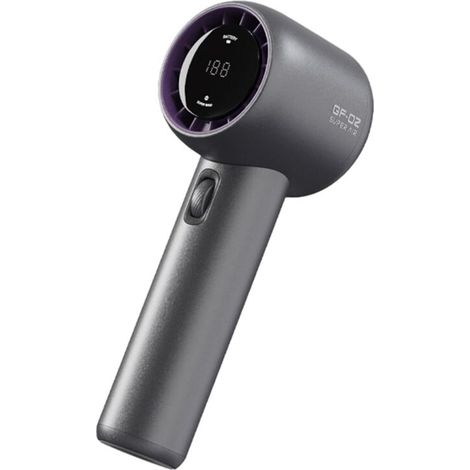 Leistungsstarker Handventilator Mit Turbofunktion, Digitalanzeige, Multifunktionales Kühlgerät Für Draußen, Strandaccessoire Für Väter, Auch Für Drinnen Geeignet
