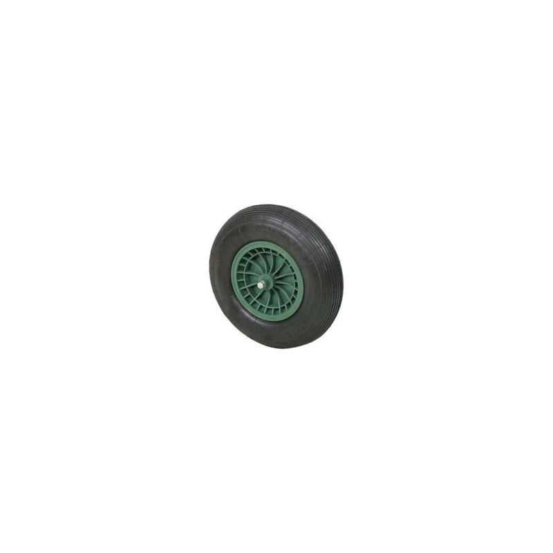 Luftbelüftetes Schubkarrenrad Mit Lagern – Achse 20 X 130 Mm, Radstand 80 Mm