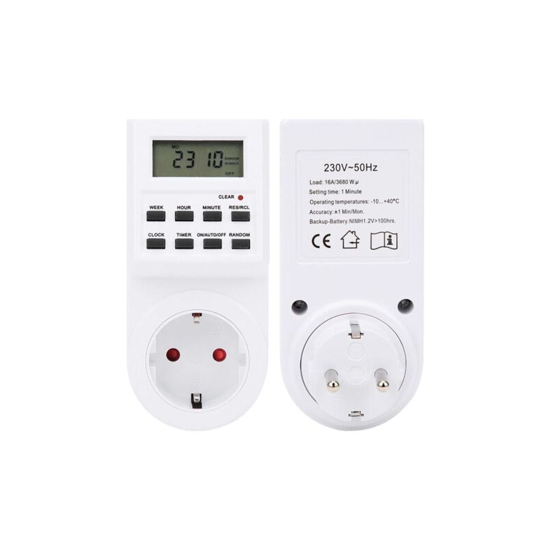 Tm03 – Trimec Zeitschaltuhr-steckdose Mit Lcd-anzeige