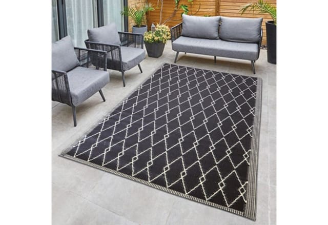 Bestlivings Outdoor Teppich 90x150cm Raute