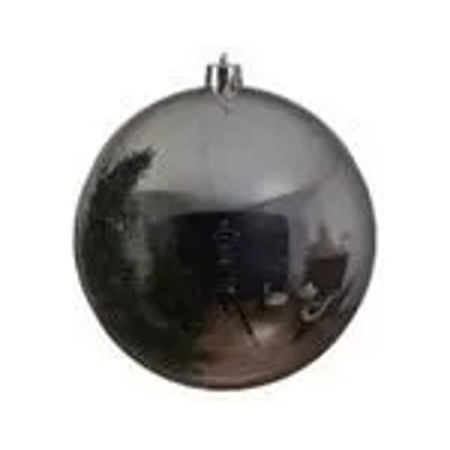 Kaemingk Weihnachtsbaumkugeln Bruchfest 14 cm 1 Stueck Silber Glanz