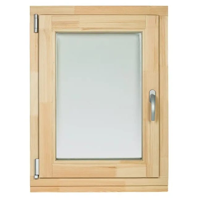 Panto Holzfenster Dreh/Kipp 75 cm x 75 cm x 6,8 cm DIN L