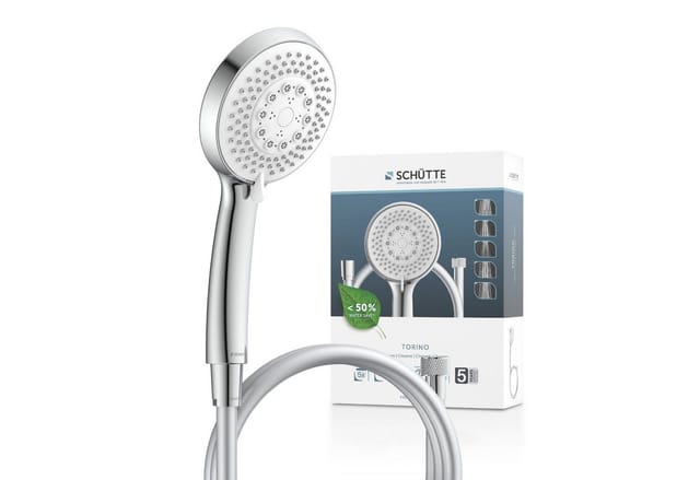Schütte Handbrause-Set Torino Chrom