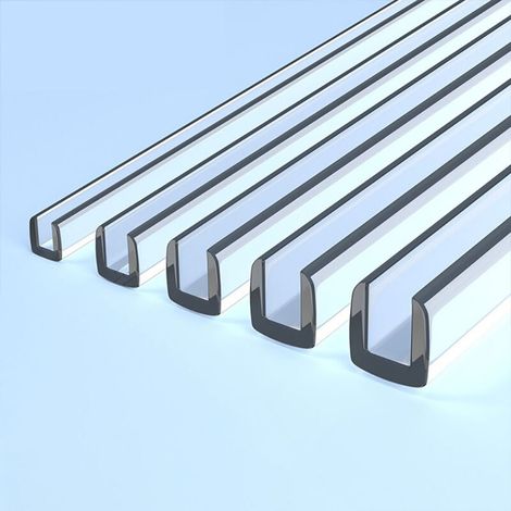 Transparentes Pvc-kantenschutzprofil, Flexibler U-förmiger Kantenschutz Für Babys, 300 Cm Kantenschutz (breite 8-9 Mm)