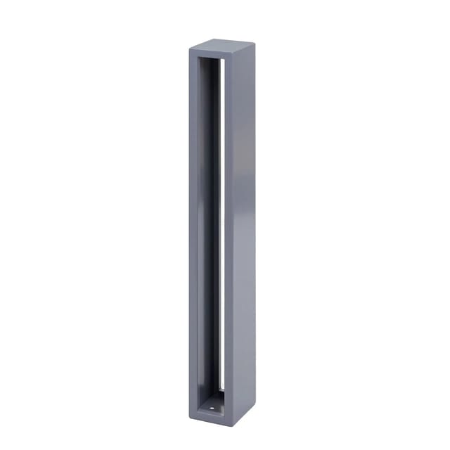 PROREGAL Fahrradbügel 87x10x13cm Verzinkter Stahl Outdoor-Pulverbeschichtet Grau