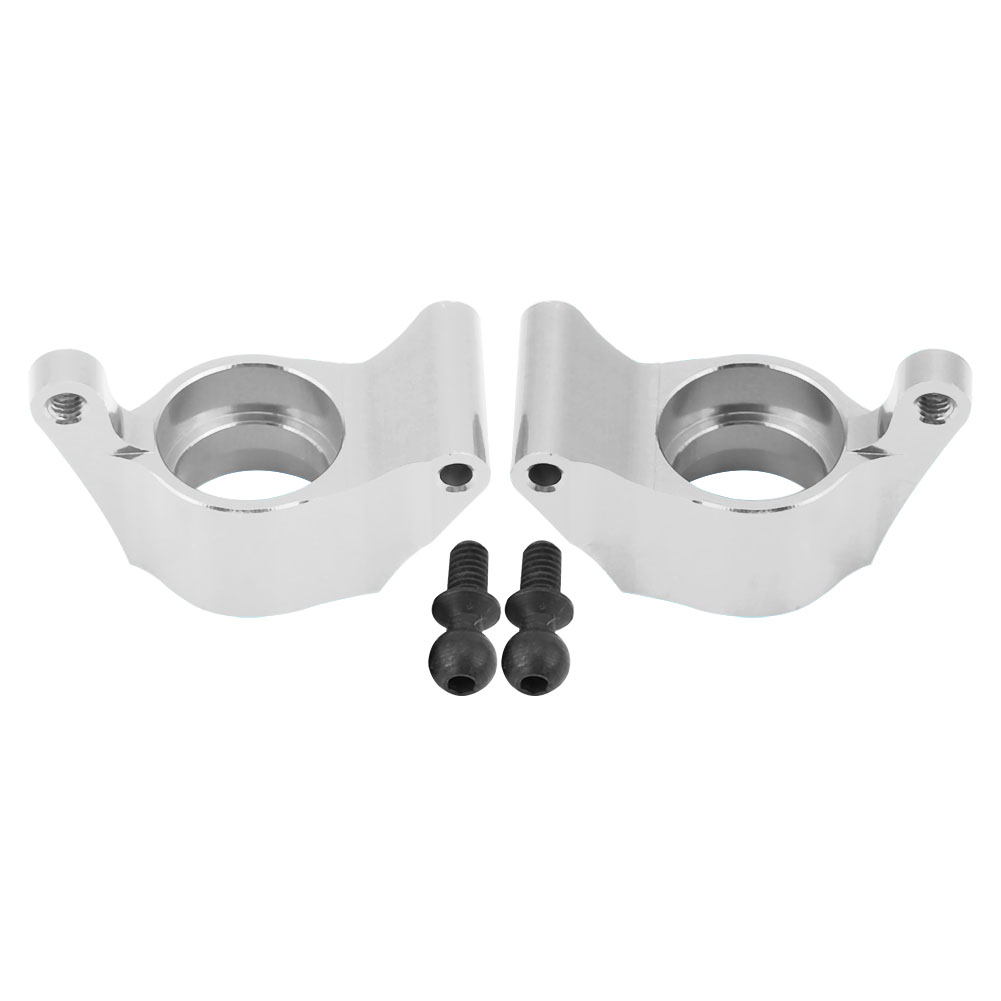 Cnc-gefräster Hinterradnabenträger Aus Aluminiumlegierung Für Fs 1/18 Rc Monstertruck (silber)