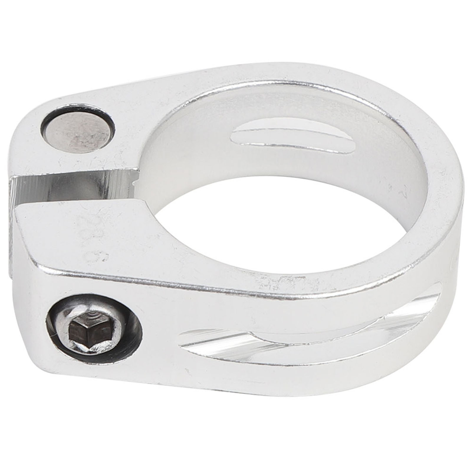 Cansucc 28,6 Mm V-band-klemme Aus Aluminiumlegierung Für Motorradauspuff (silber)