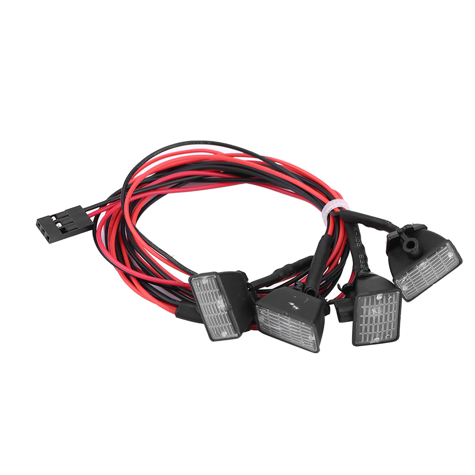 Led-scheinwerferleiste Für Rc-crawler Axial Scx10 Traxxas Trx-4 (rot Und Weiß)