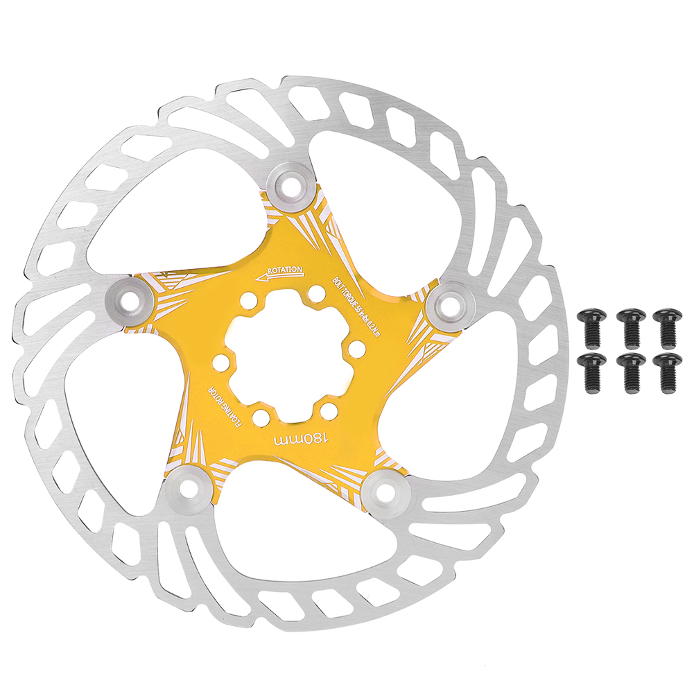 180-mm-metall-scheibenbremsbeläge Für Mountainbikes – 5 Goldene Löcher