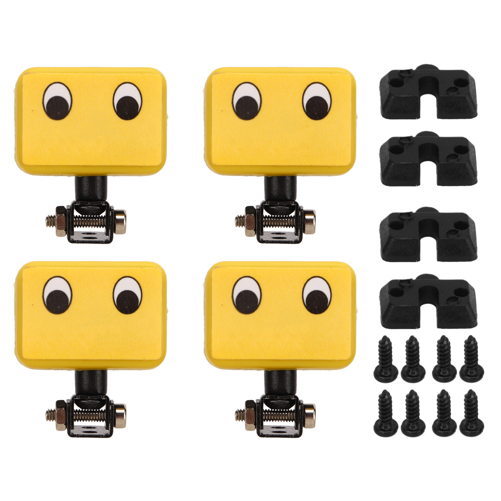 4-teilige Universelle Led-staubschutzabdeckung Für Rc-car-scheinwerfer, Kompatibel Mit Hsp, Redcat, Traxxas Und Tamiya – Quadratisches Format