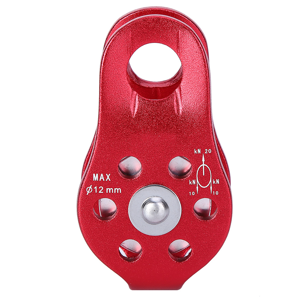 Hochleistungs-heberolle Aus Aluminiumlegierung Für Kletter- Und Sicherheitsausrüstung (rot)