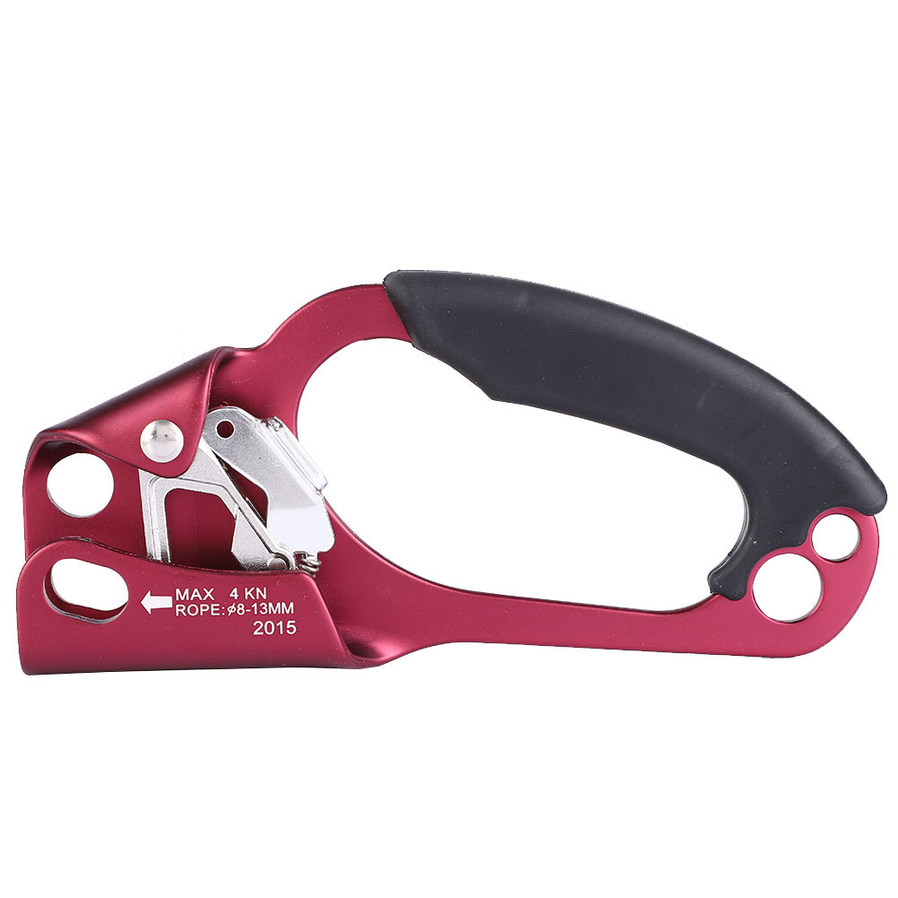 Kletterhandschutz Rechts Für 8-13 Mm Seil - Rot