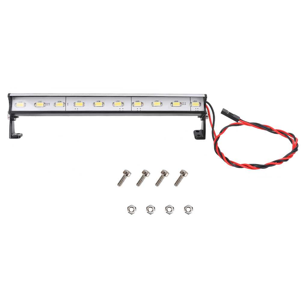 10 Led Hochleistungs-dachscheinwerfer, 135 Mm, Universell, Für Ferngesteuerte Fahrzeuge Im Maßstab 1:10