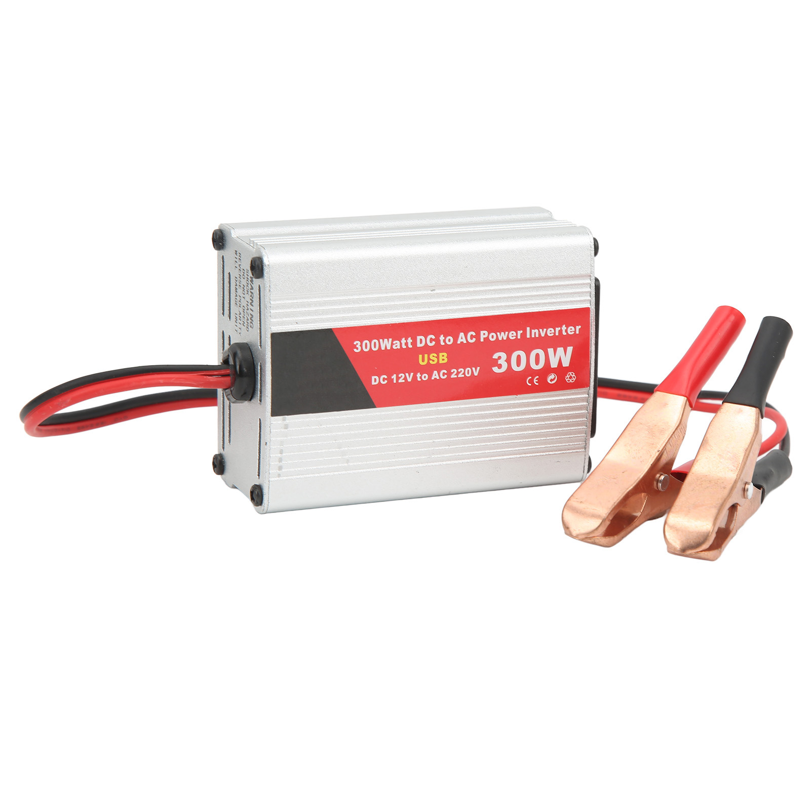 300w Peak Dc 12v Auf Ac 220v Wechselrichter Für Auto - Spannungswandler Für Laptops, Handys, Lampen Mit Batterieklemmen