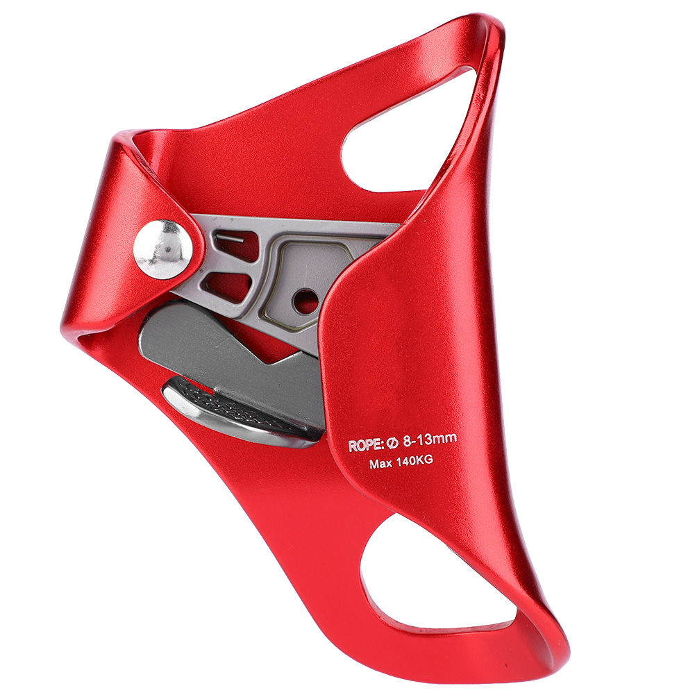 Brustgriff-steigklemme Für Kletter- Und Abseilausrüstung, Kompatibel Mit 8-13 Mm Seil (rot)