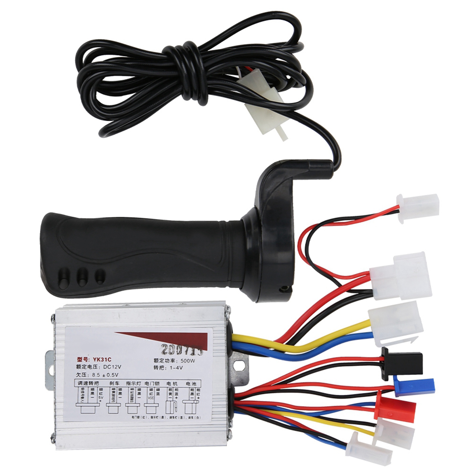 12v 500w Gasgriff Und Geschwindigkeitsregler Für Elektrofahrräder Und -roller