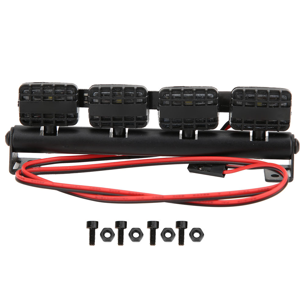 Led-scheinwerfer Für Rc-car-dach, Fernbedienung Für Modellbauzubehör, Kompatibel Mit Trx4/90046/90047/d90/d1104 – Rc-beleuchtung