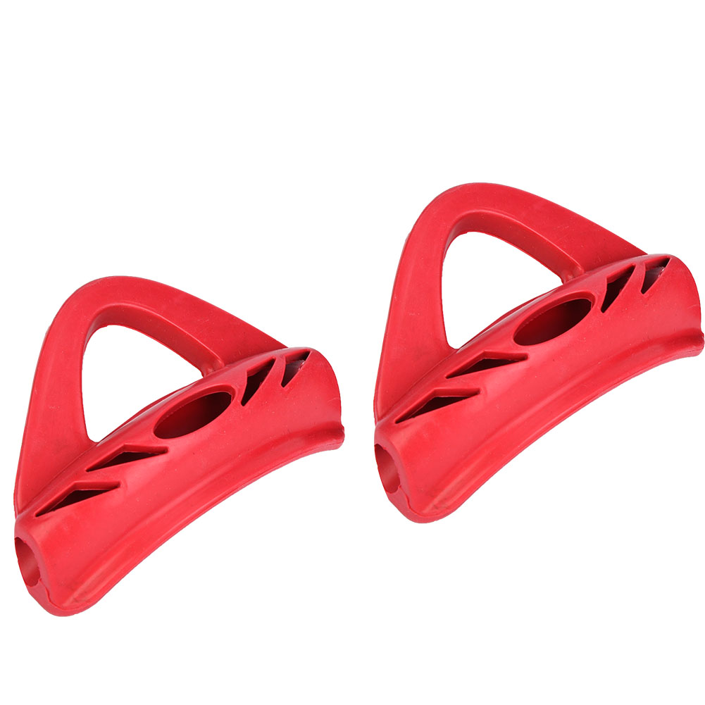 Schwarzer Fersenriemen Aus Gummi Für Schwimmflossen, Rotes Sicherheitszubehör