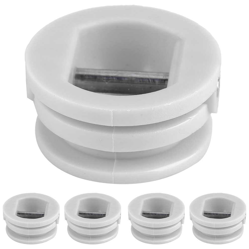 Stück 2,5 Cm Lange Leinenstopper Für Surfbretter, Kajaks Und Wassersportgeräte (weiß)