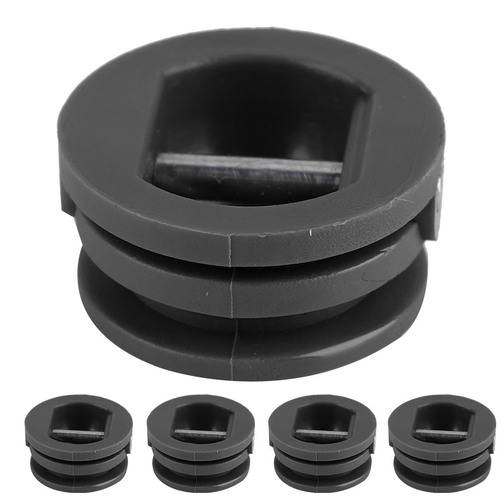 Stück 2,5 Cm Lange Leinenstopper Für Surfbretter, Kajaks Und Wassersportgeräte (schwarz)