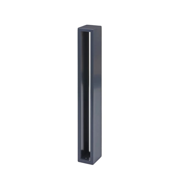 PROREGAL Fahrradbügel 87x10x13cm Verzinkter Stahl Outdoor-Pulverbeschichtet Anthrazit