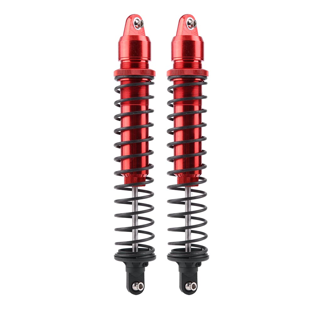 2-teilige Rc-stoßdämpfer Aus Aluminiumlegierung Für Traxxas Xmaxx 1/5, Rot - Hochleistungs-stoßdämpfer