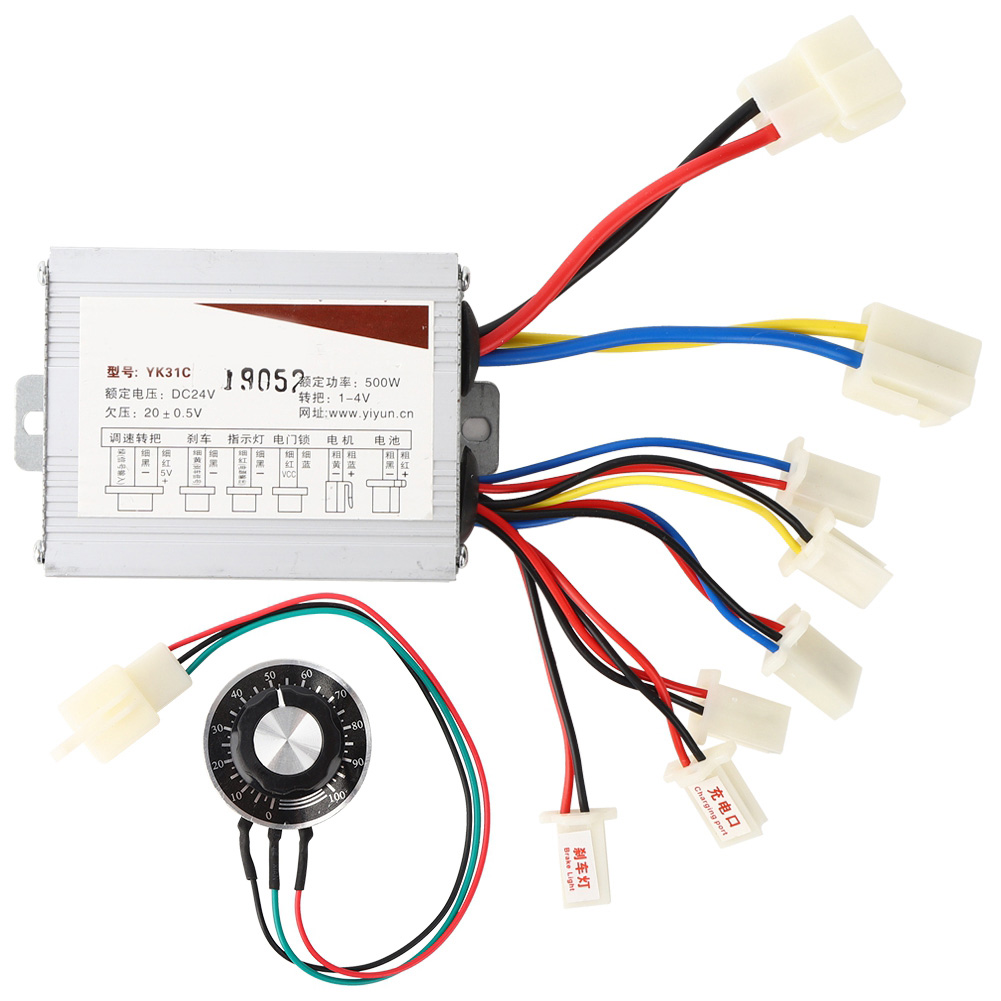Drehknopfschalter Mit Fester Geschwindigkeit Für 24v 500w Elektromotorrad-controller