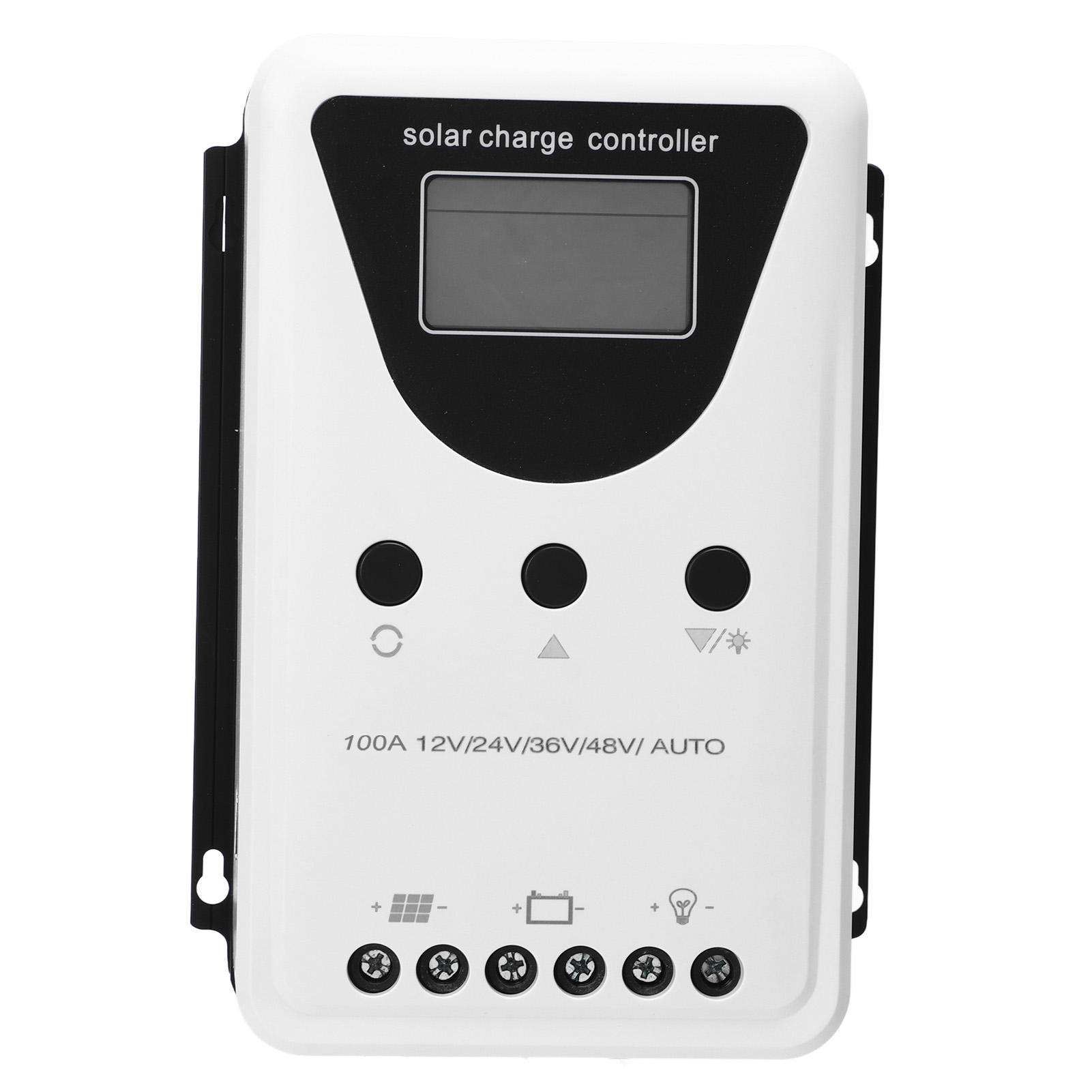 100-a-pwm-solarladeregler Mit Lcd-bildschirm Und Zwei Usb-anschlüssen – 12 V/24 V/36 V/48 V