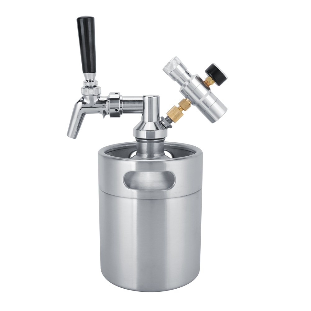2-liter-mini-bierfass-set Aus Edelstahl Für Zuhause Und Hotel