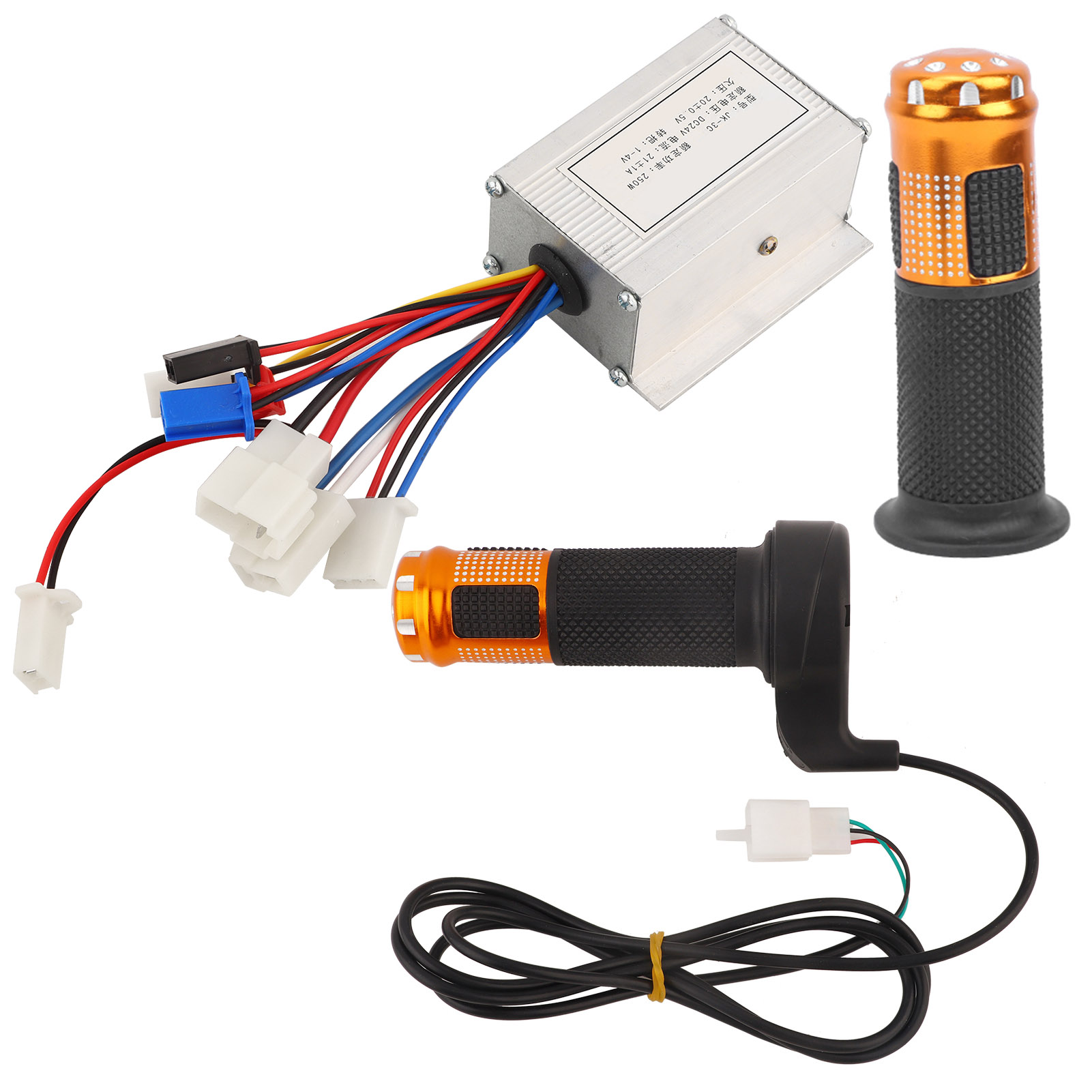 24v 250w Elektromotorrad-controller Mit Gelbem Gasgriff Für Roller Und Fahrräder