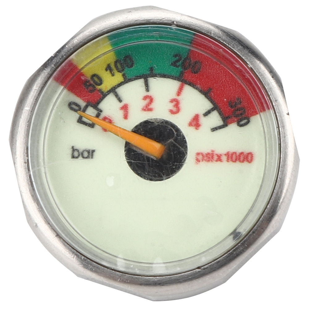 Wasserdichtes Tauchmanometer S300 Aus Edelstahl 304, Silber, M10 – Zubehör Für Tauchausrüstung