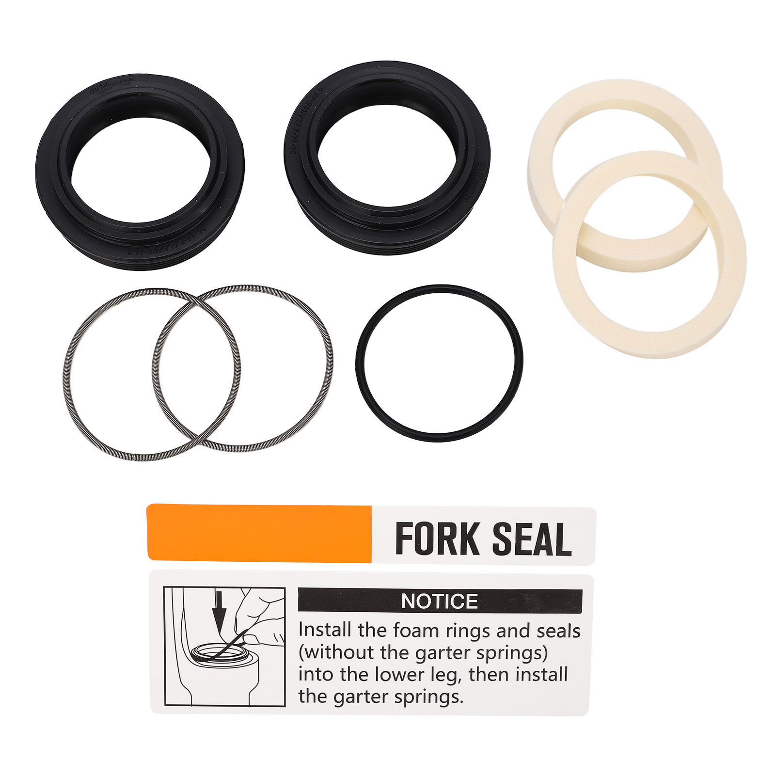 34-44 Mm Dichtungssatz Und Montagewerkzeug Für Mountainbike-gabeln, Komplettes Reparaturset Mit Öl- Und Staubdichtungen.