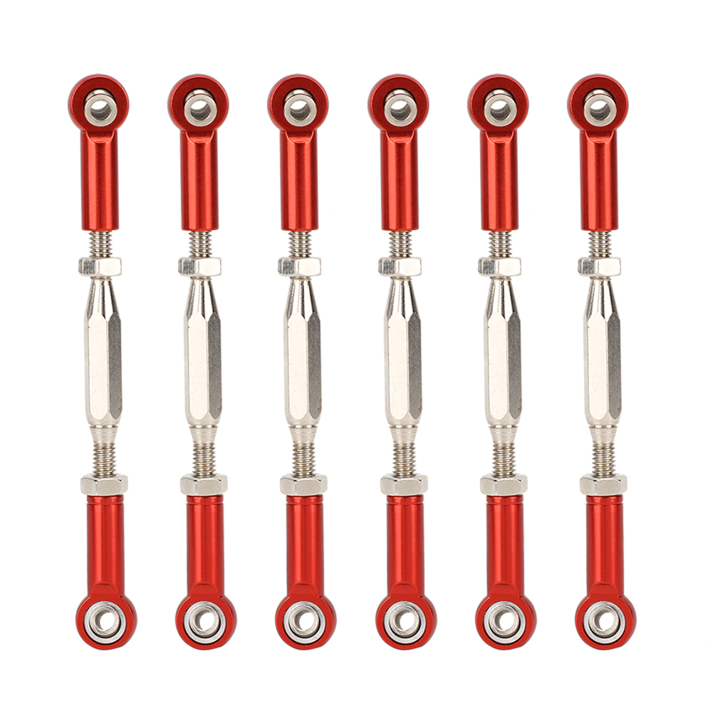 6 Stück 81 Mm Verstellbare Aluminium-verbindungsstangen Für Rc-car-servos