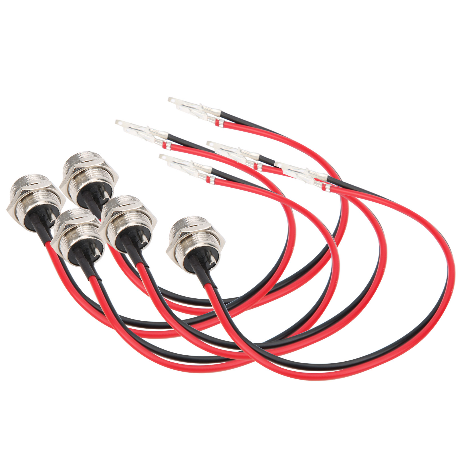 5-teiliger Runder 3-pin-ladestecker Mit Kappe Für Elektroroller