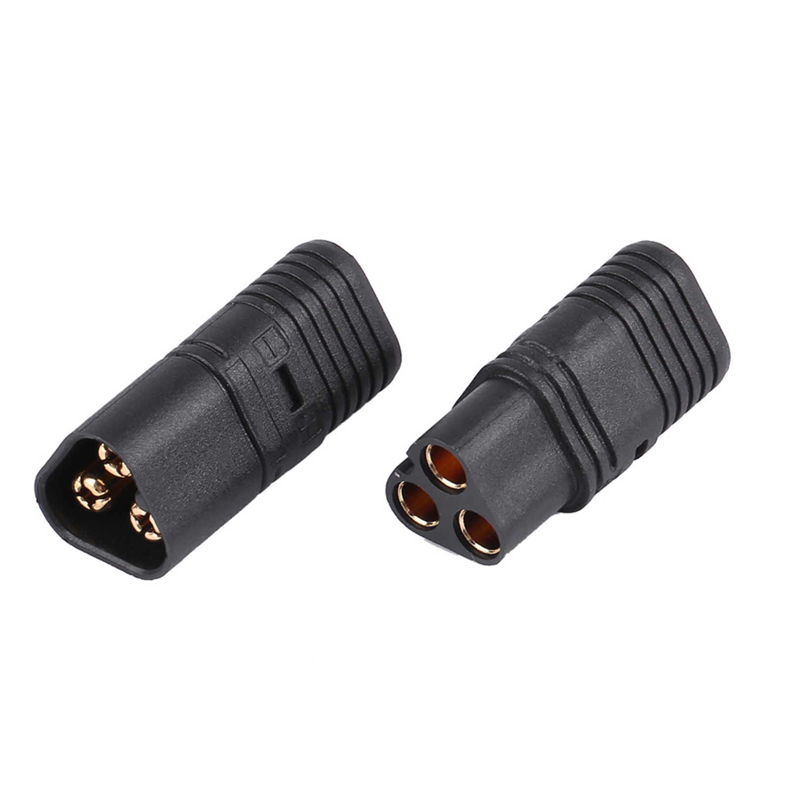 Mt60 3-poliger Stecker Auf Buchse, Schwarz, Für Esc/rc-motorzubehör