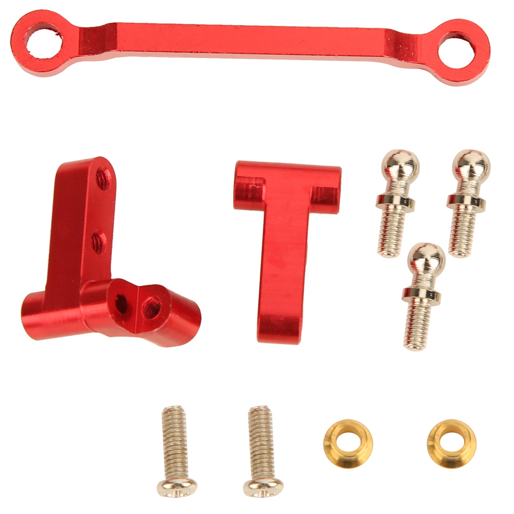 Lenkstange Aus Aluminiumlegierung Für 1/18 Rc-cars A949 A959-b A969 A979 K929 - Rot