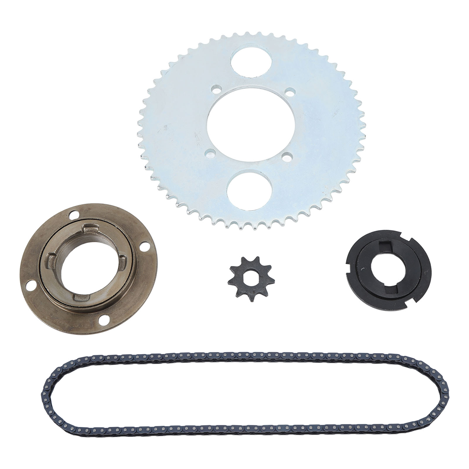 T8f Stahlkettensatz Mit 116 Gliedern, 54t Ritzel Und 9t Freilauf Für Diy-fahrräder Und -roller