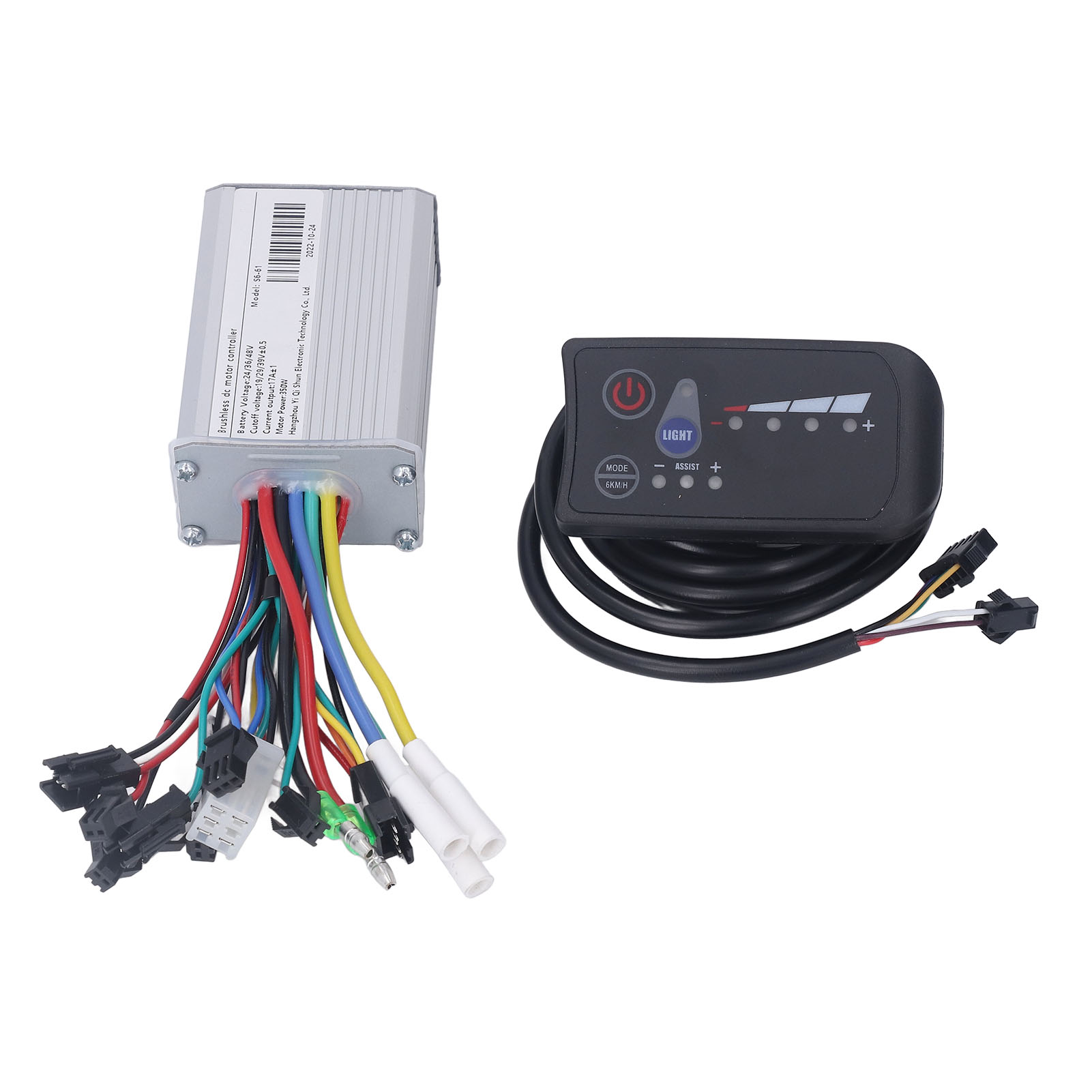 350w Bürstenloser Motorcontroller Mit Led-anzeige Für 36v Elektrofahrräder Und -roller