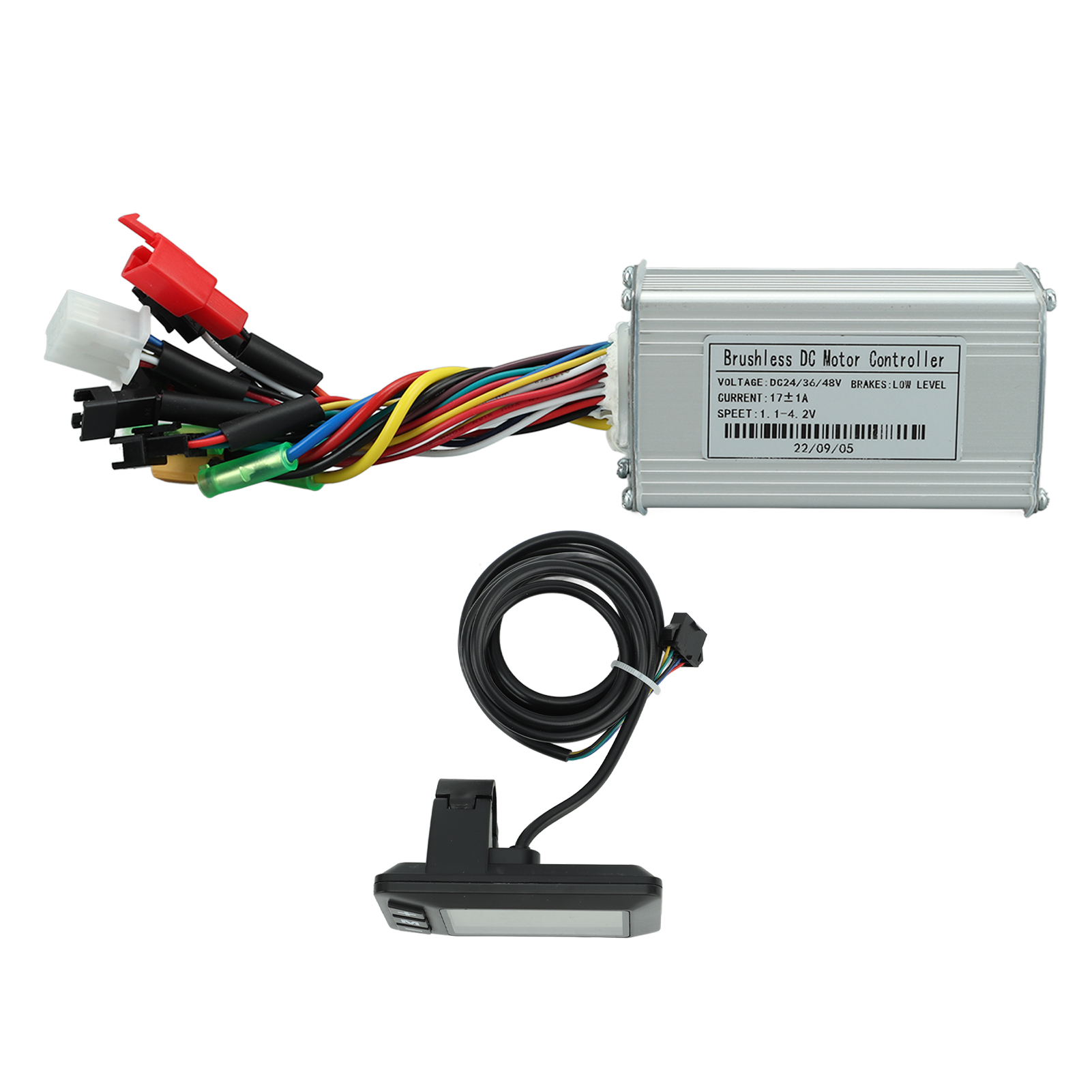 24v 36v 48v 250w-350w Sinuswellen-bürstenlosmotor-controller Mit Lcd-bildschirm Für Elektrofahrräder