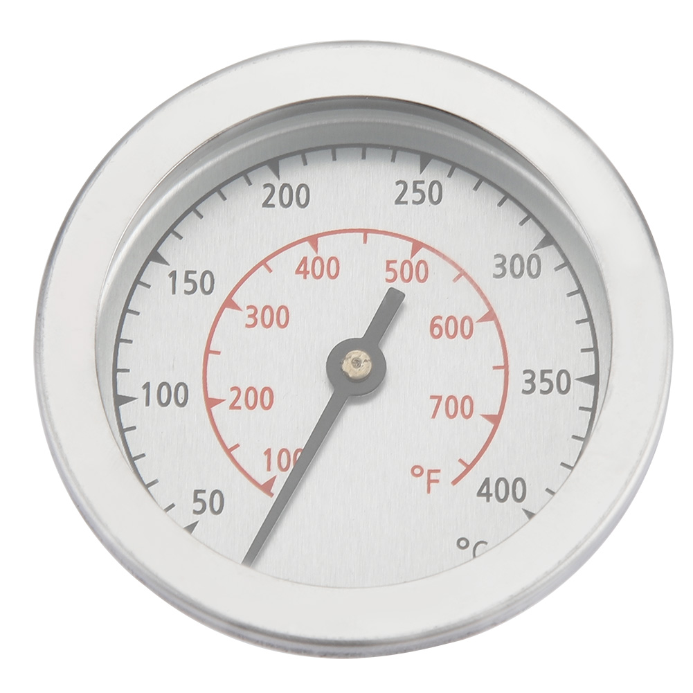 Analoges Thermometer Mit Skala Für Den Grill, Doppelte Skala Von 100 Bis 700°f, Präzises Temperaturmessgerät Für Den Grill.