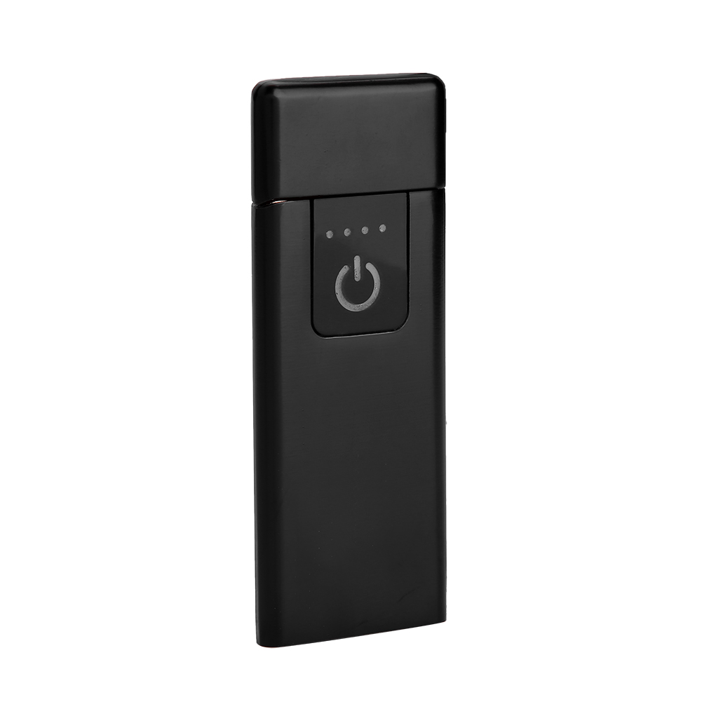 Ultradünnes, Winddichtes, Wiederaufladbares Usb-feuerzeug (schwarz)
