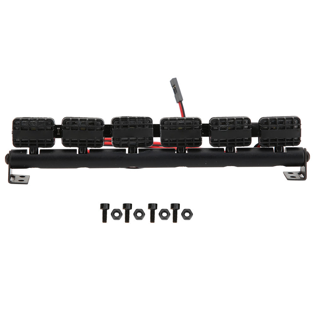 Led-dachleuchte Für Rc-cars Mit Fernbedienung – Zubehör Für 1/10 Crawler Trx4, 90046, 90047, D90, D110
