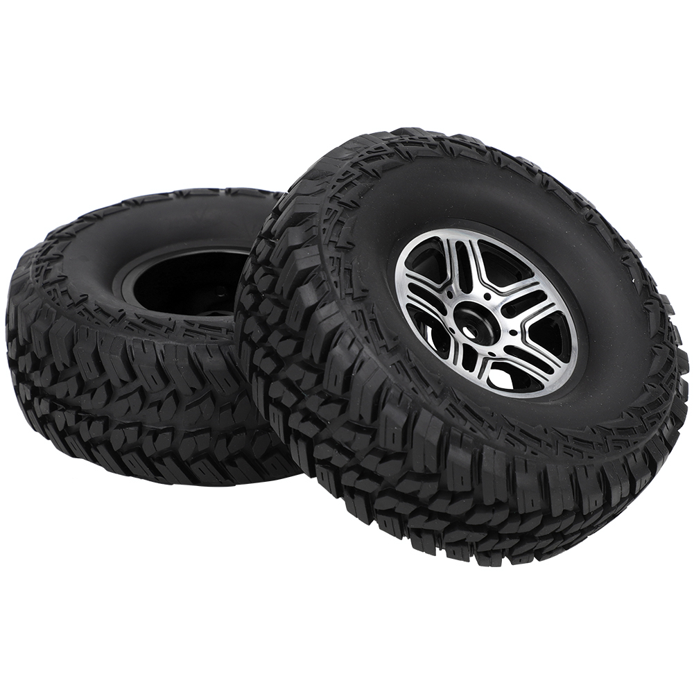 Stück 1,9-zoll-leichtmetallfelgen Für Rc-car-reifen Im Maßstab 1:10, Offroad-modell, Schwarz