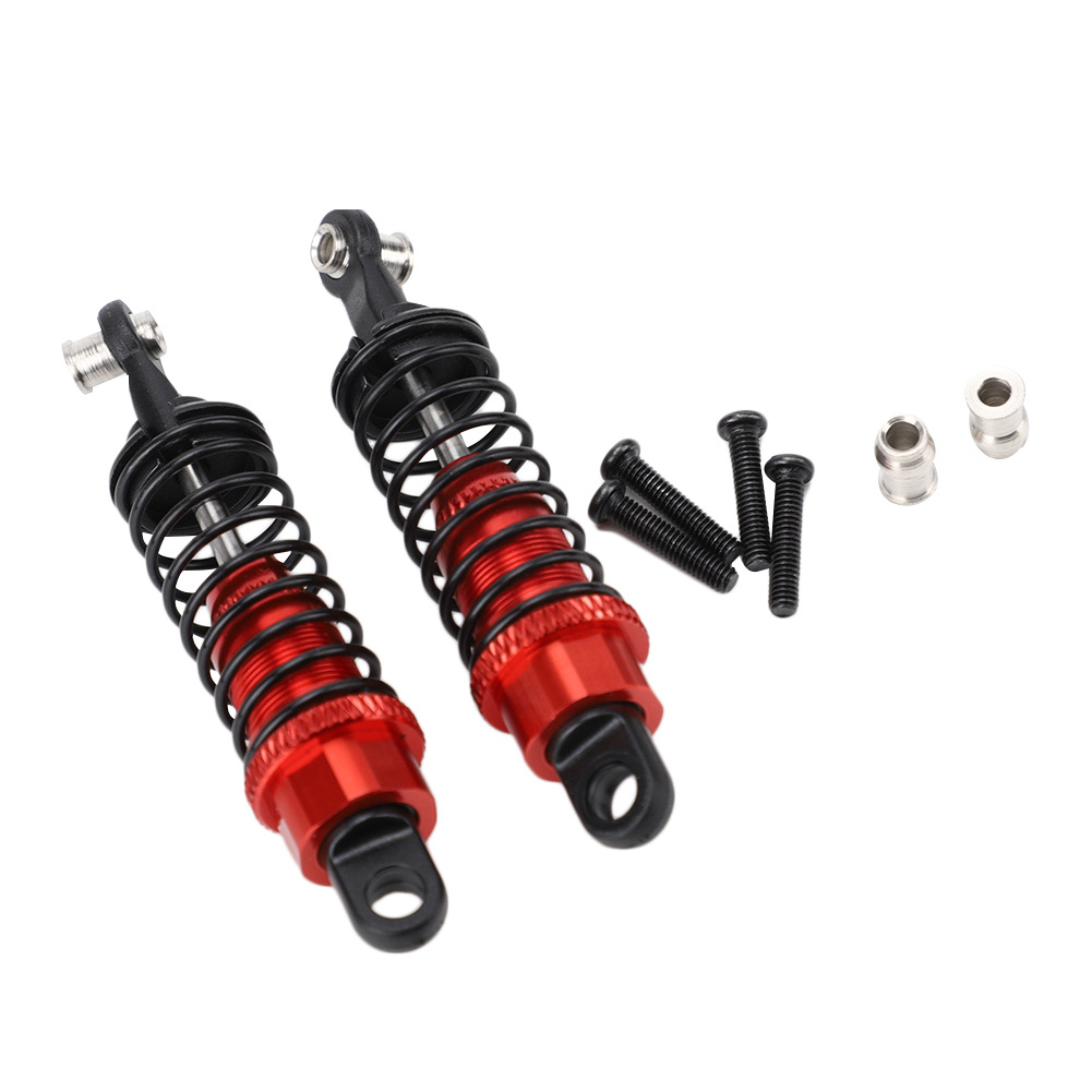 Stück Stoßdämpfer Aus Aluminiumlegierung A580018 Für Wltoys A959 1/18 Rc-car, Rot